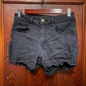 Black High Rise Short